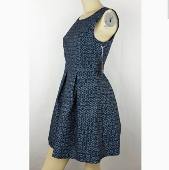 FOREVER 21 Blue and Black Cocktail Dress Medium - Picture 5 of 5